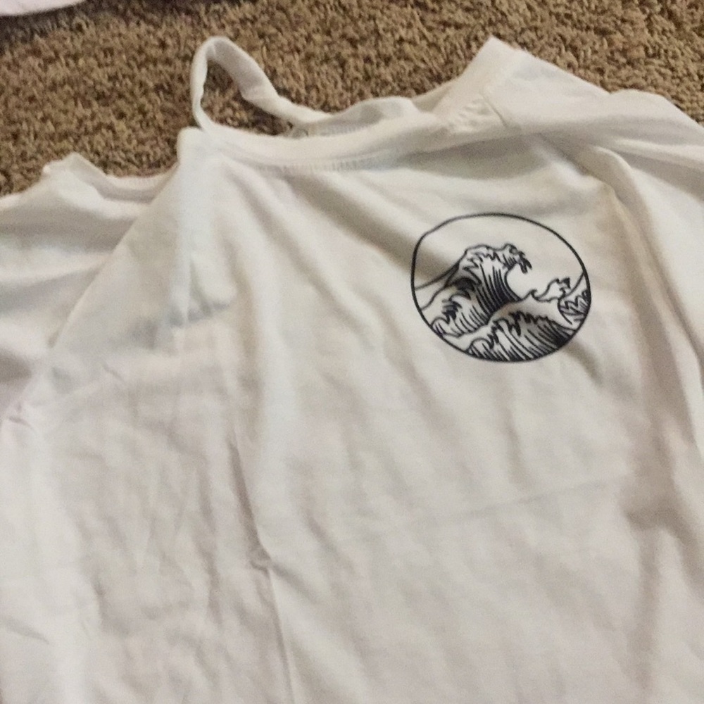 Beachy cutout shirt